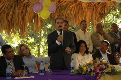 Danilo Medina visita a Santo Domingo Norte