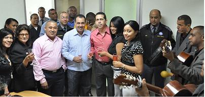 Fiesta de cumpleaños  al periodista Diego Pesqueira