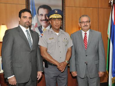 Jefe PN República Dominicana y Superintendente de Puerto Rico ultiman detalles para implementar estrategias conjuntas